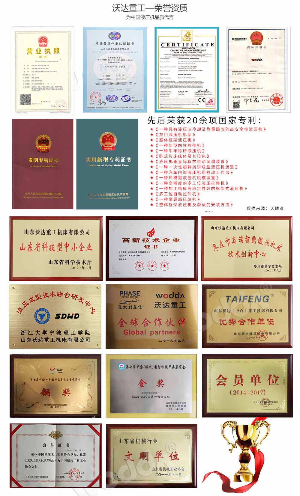 榮譽資質